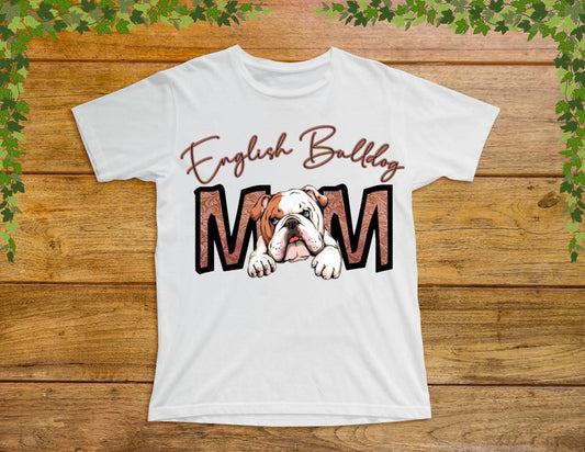 English Bulldog Mom Tee