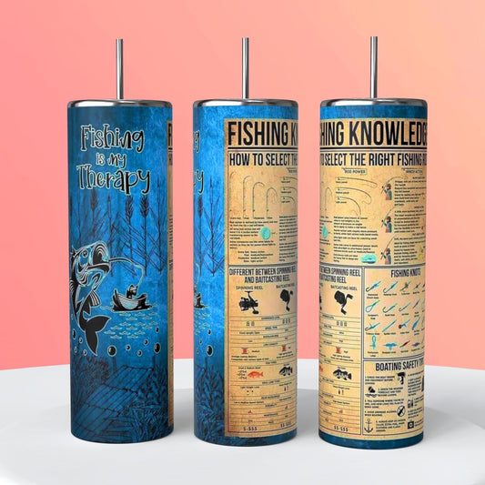 20oz Fishing Knowledge Tumbler