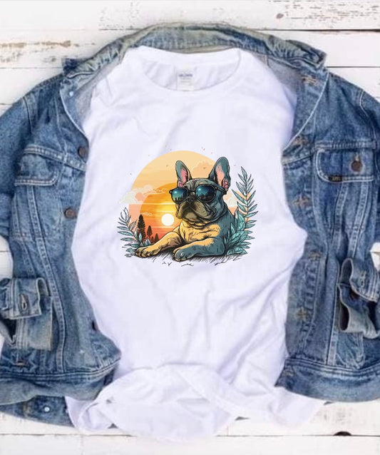 French Bulldog Sunglasses Tee