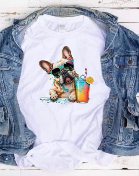 Summer Frenchie Tee