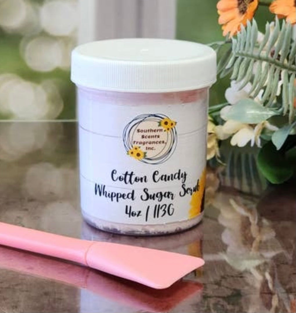 Cotton Candy Foaming Whipped Sugar Scrub