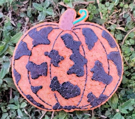 Cow Print Pumpkin Freshie