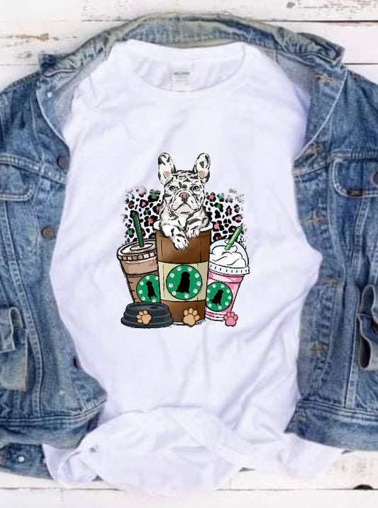 Merle Frenchie Coffee Tee