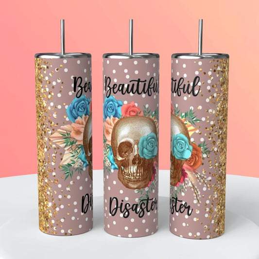 20oz Beautiful Disaster Tumbler