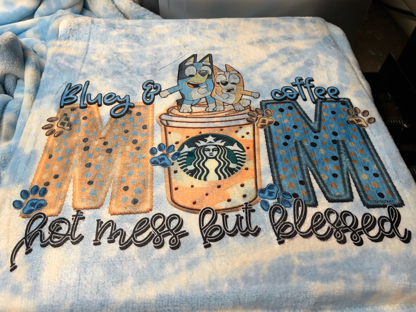 Bluey Mom Blanket