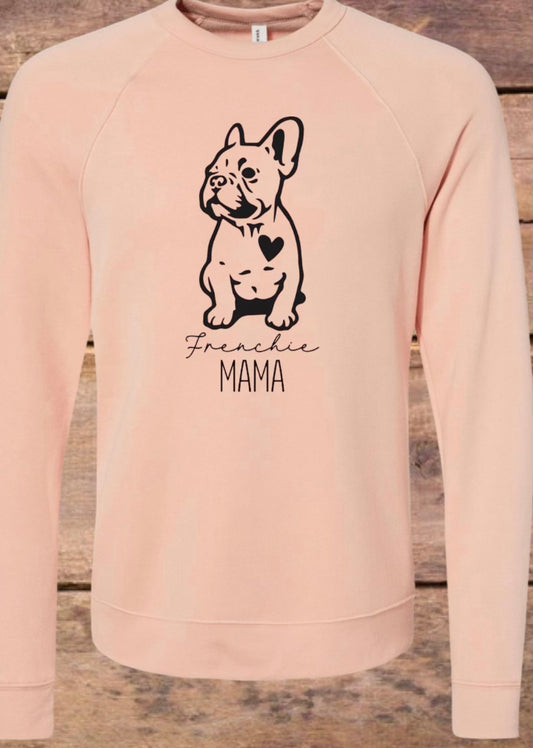 Frenchie Mama Sponge Fleece Crewneck