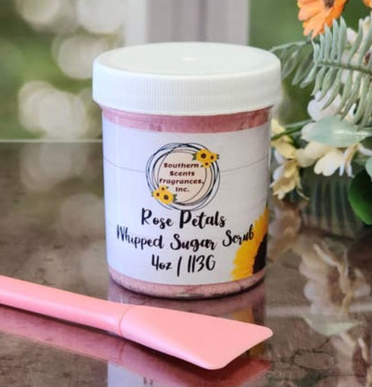 Rose Petals Foaming Whipped Sugar Scrub