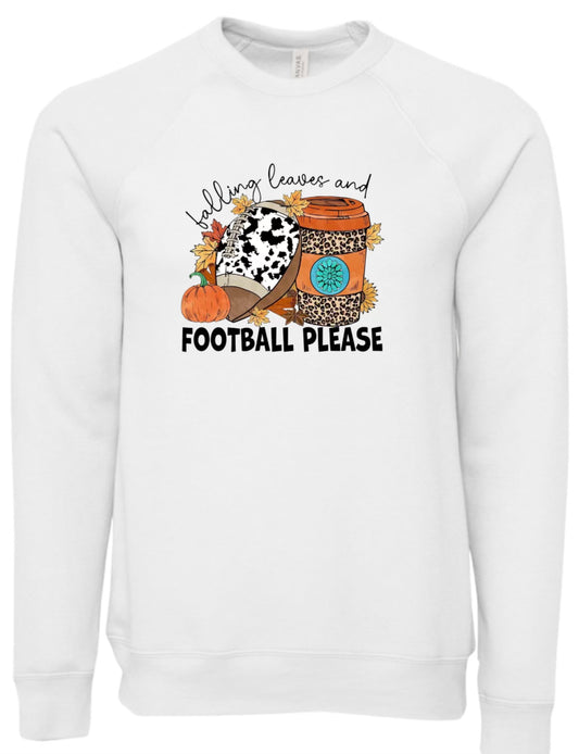 Fall & Football Sponge Fleece Crewneck