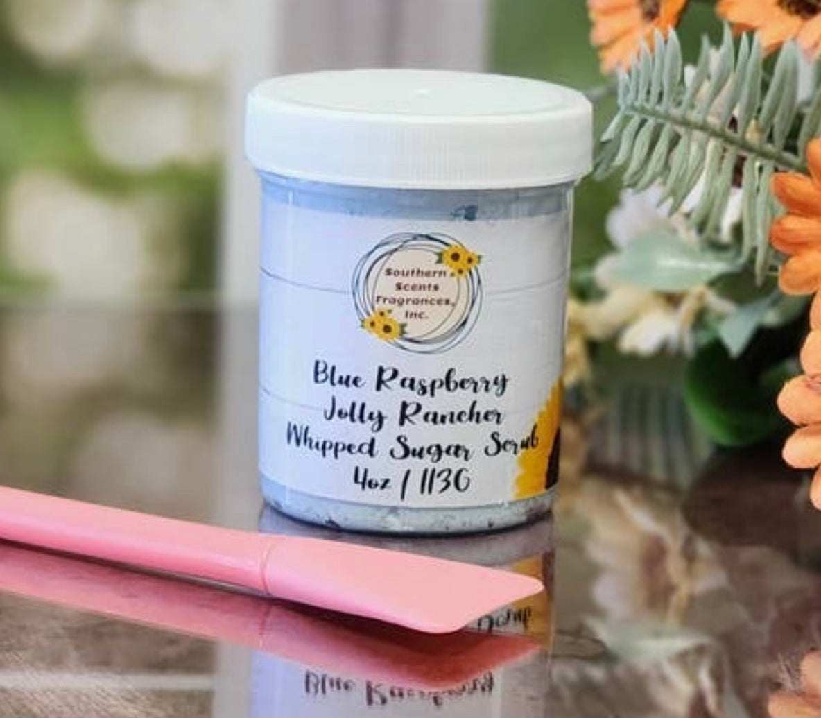 Blue Jolly Rancher Foaming Whipped Sugar Scrub