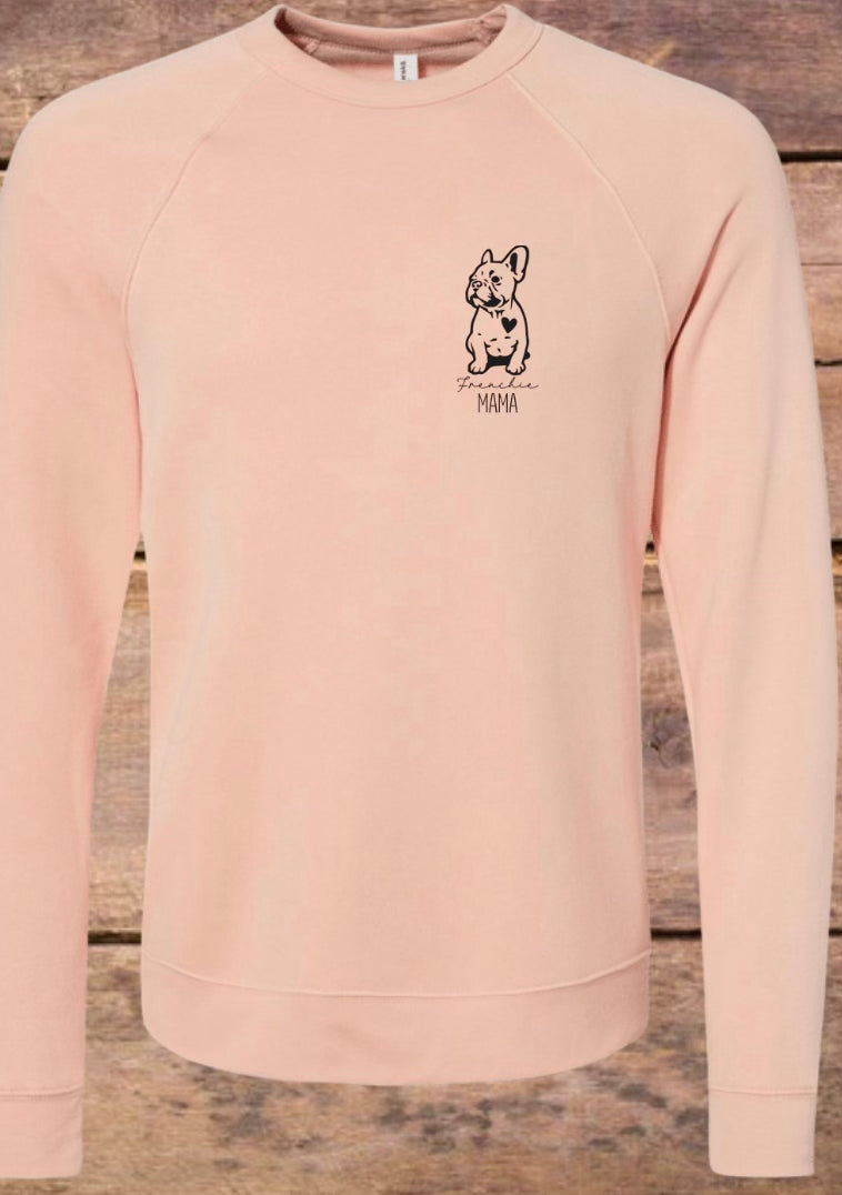 Frenchie Mama Sponge Fleece Crewneck