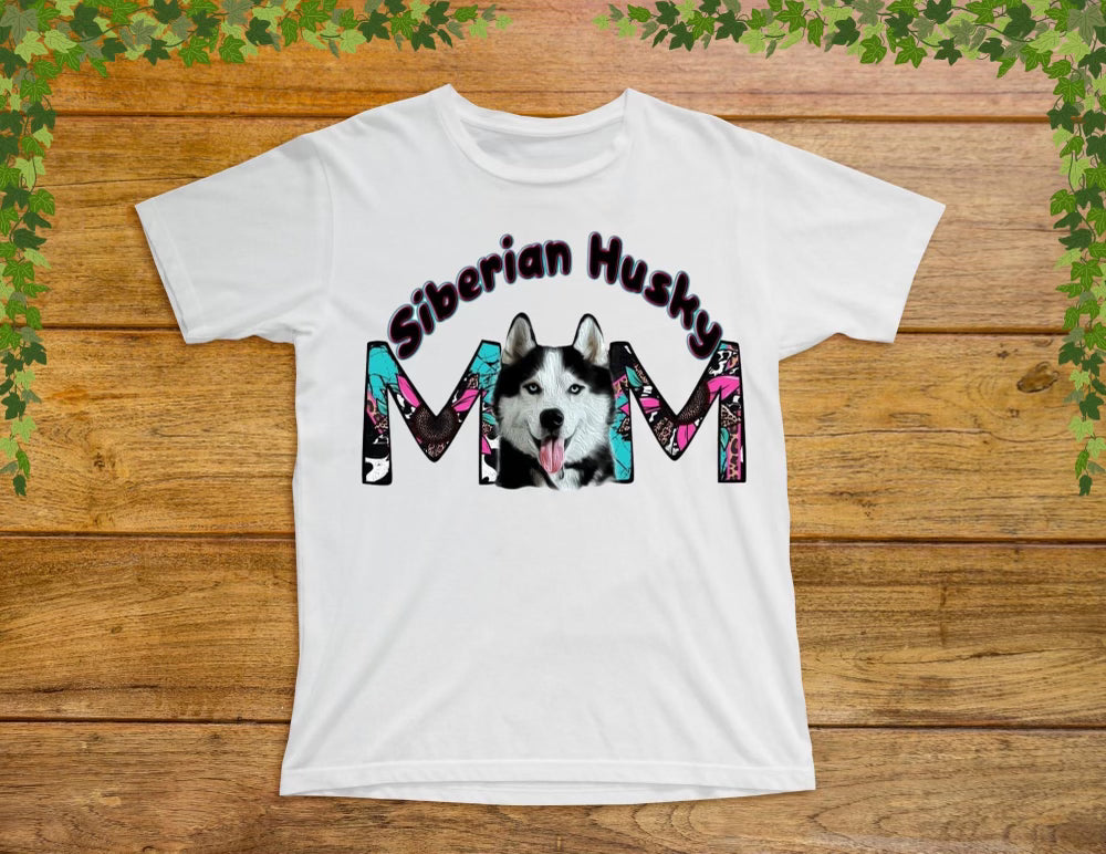 Siberian Husky Mom Tee