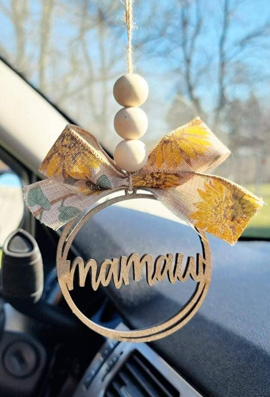 Mamaw Car Charm