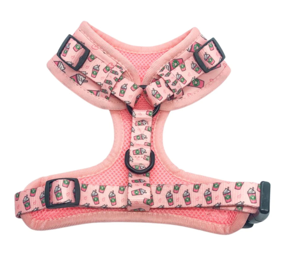 Pupshake Pink Adjustable Harness