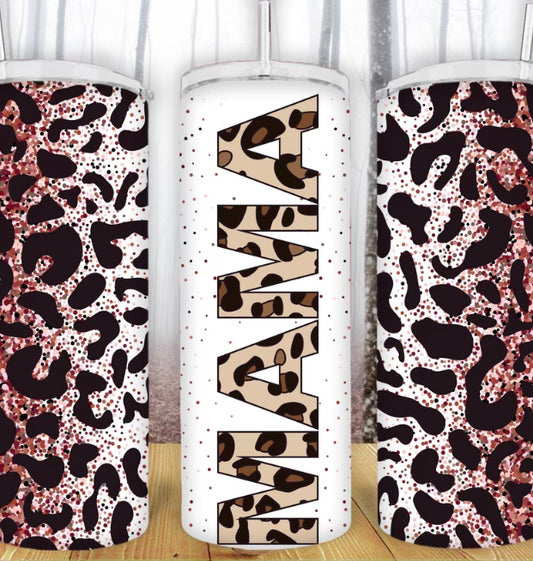 20oz Cheetah Mama Tumbler