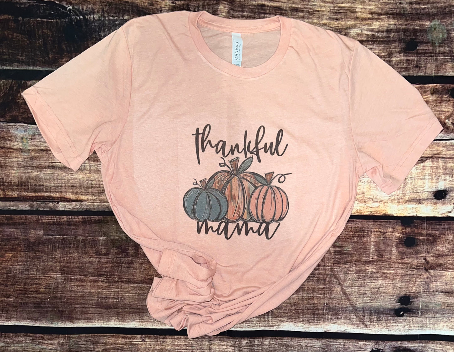 Thankful Mama Pumpkin Tee