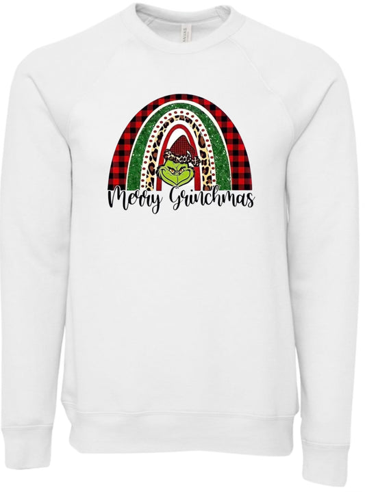 Merry Grinchmas Sponge Fleece Crewneck