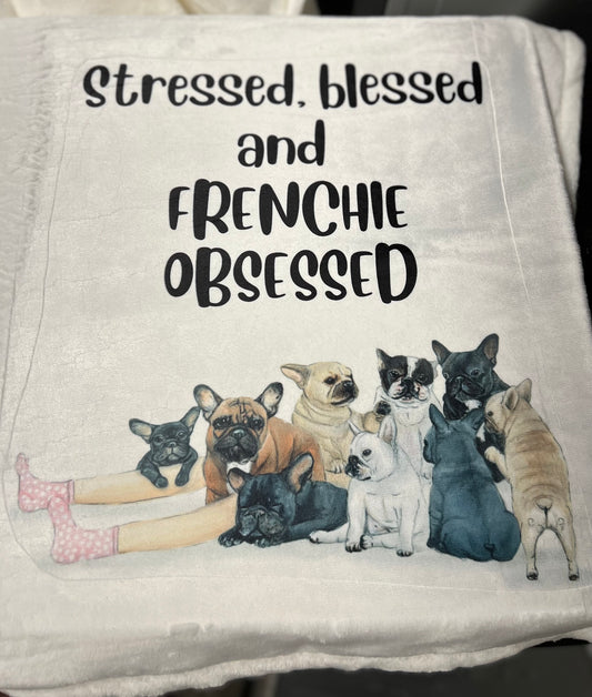 Frenchie Obsessed Blanket