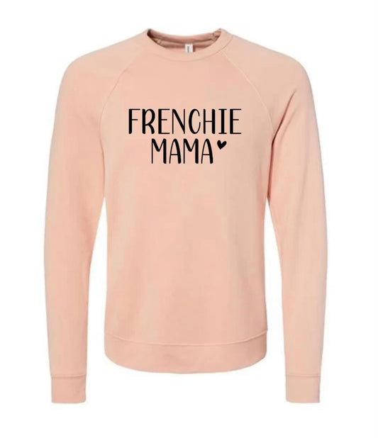 Frenchie Mama Sponge Fleece Crewneck