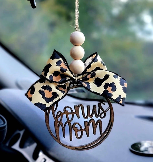 Bonus Mom Car Charm