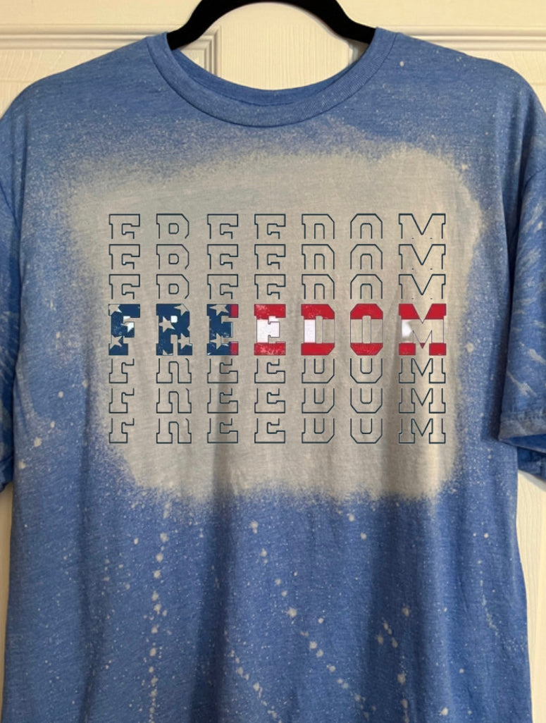 Freedom Bleached Tee