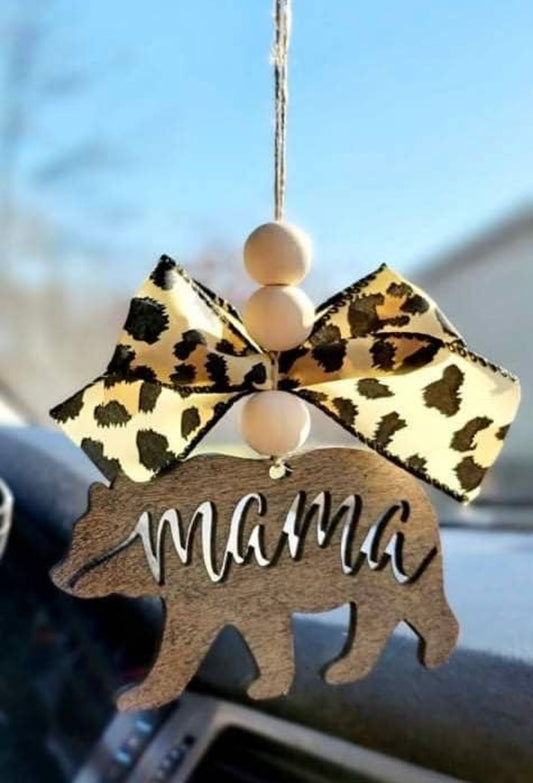 Mama Bear Car Charm