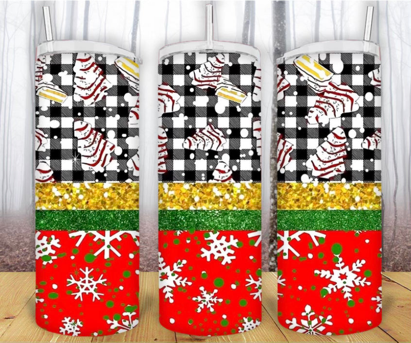 20oz Christmas Tree Cakes Tumbler