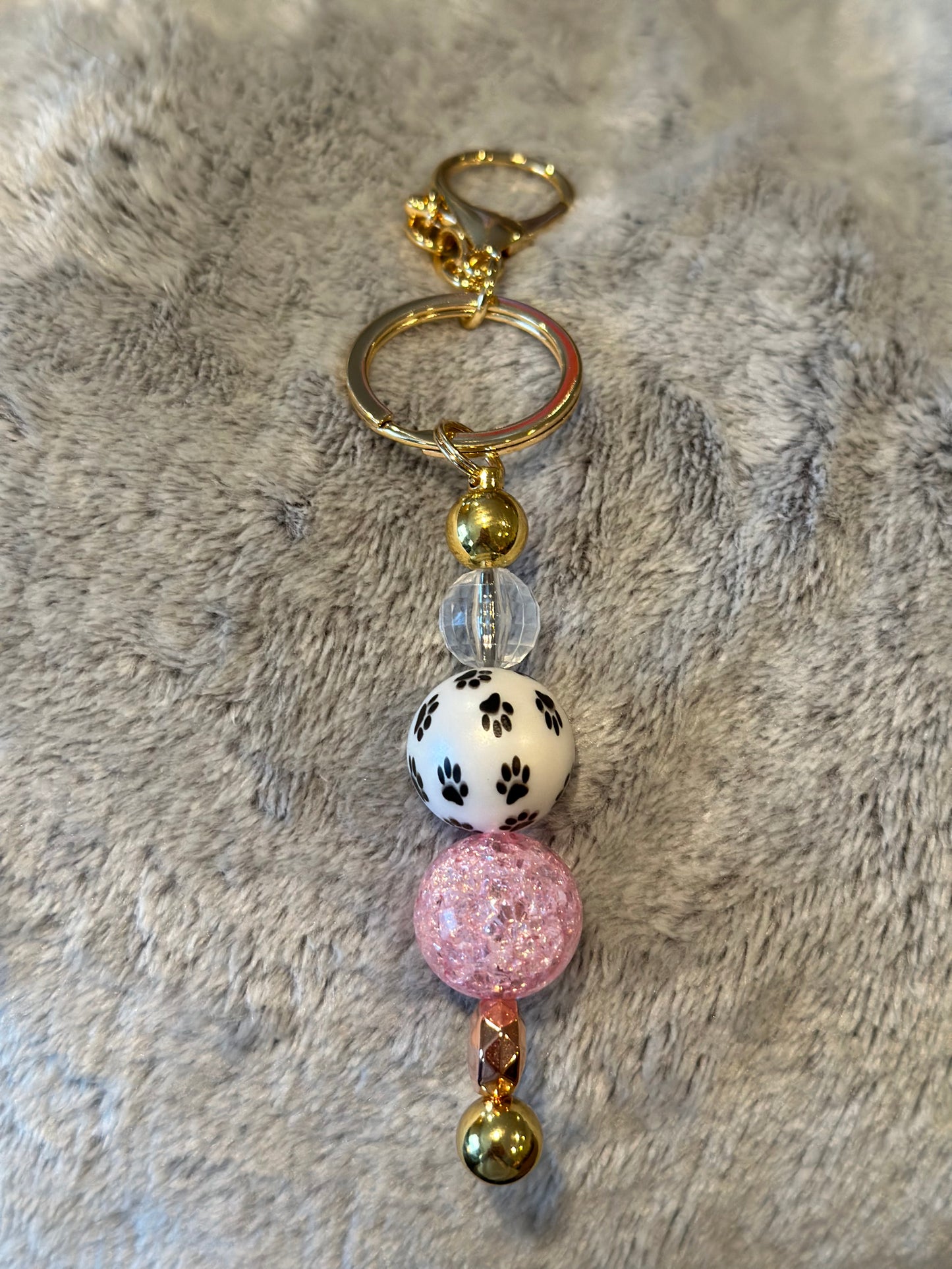 Paw Print Keychain