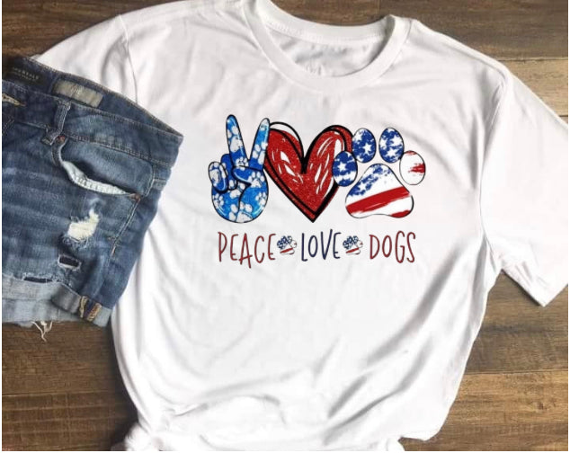 Patriotic Dog Tees (4 OPTIONS)