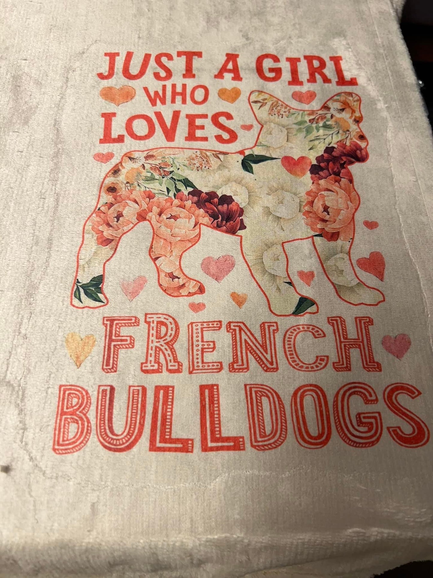 French Bulldog Love Blanket