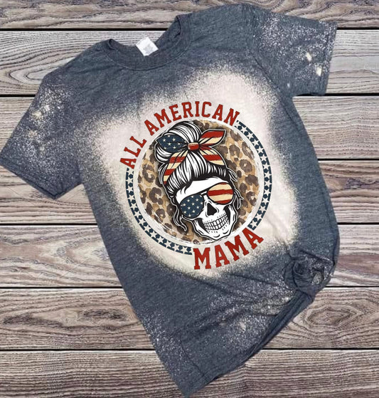 All American Mama Bleached Tee