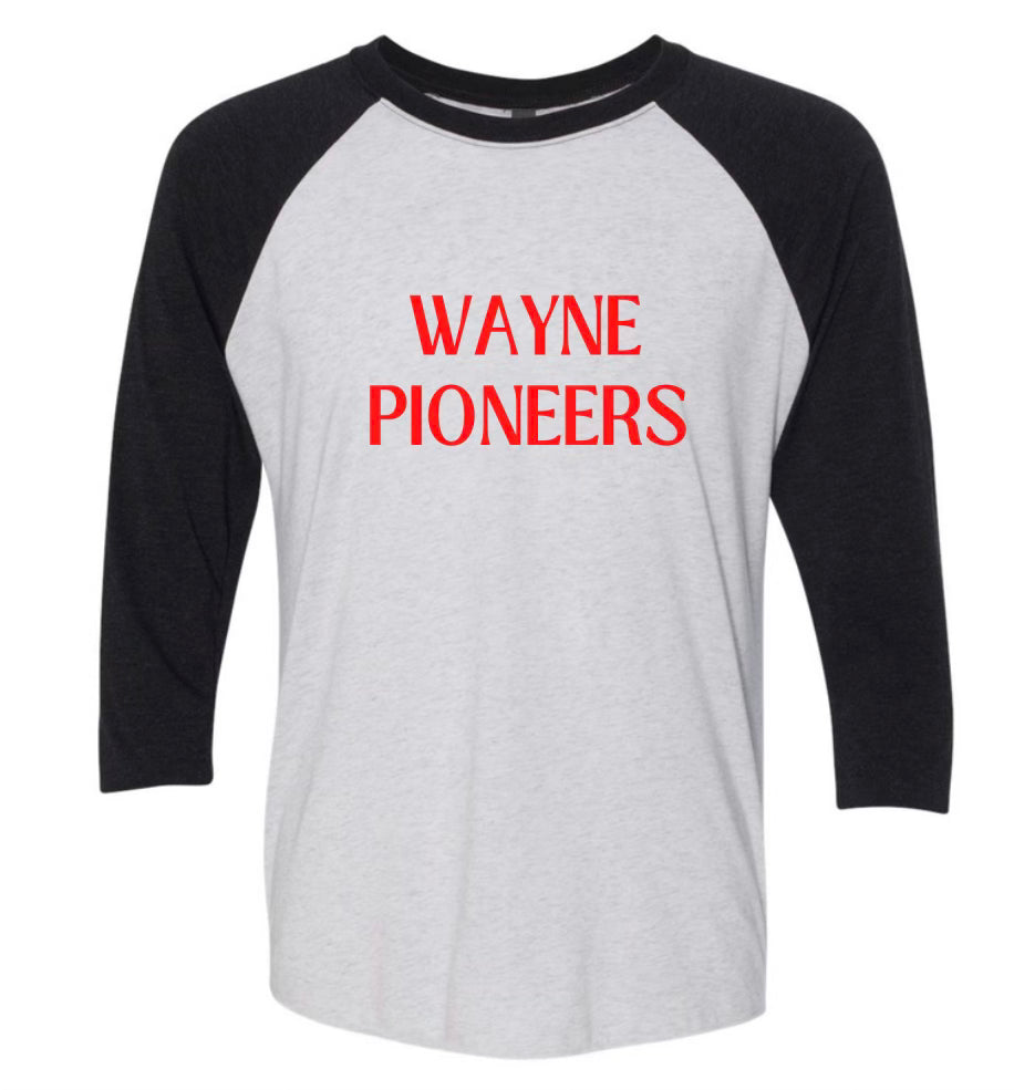 Wayne Pioneers Raglan Tee