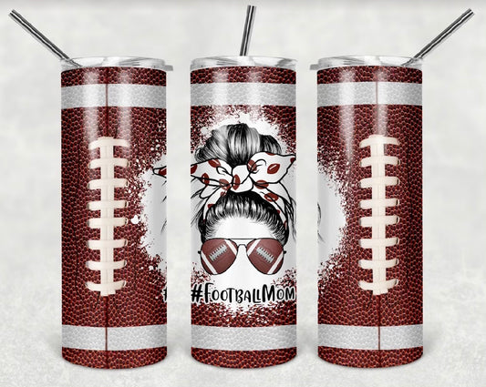 20oz Football Mom Tumbler