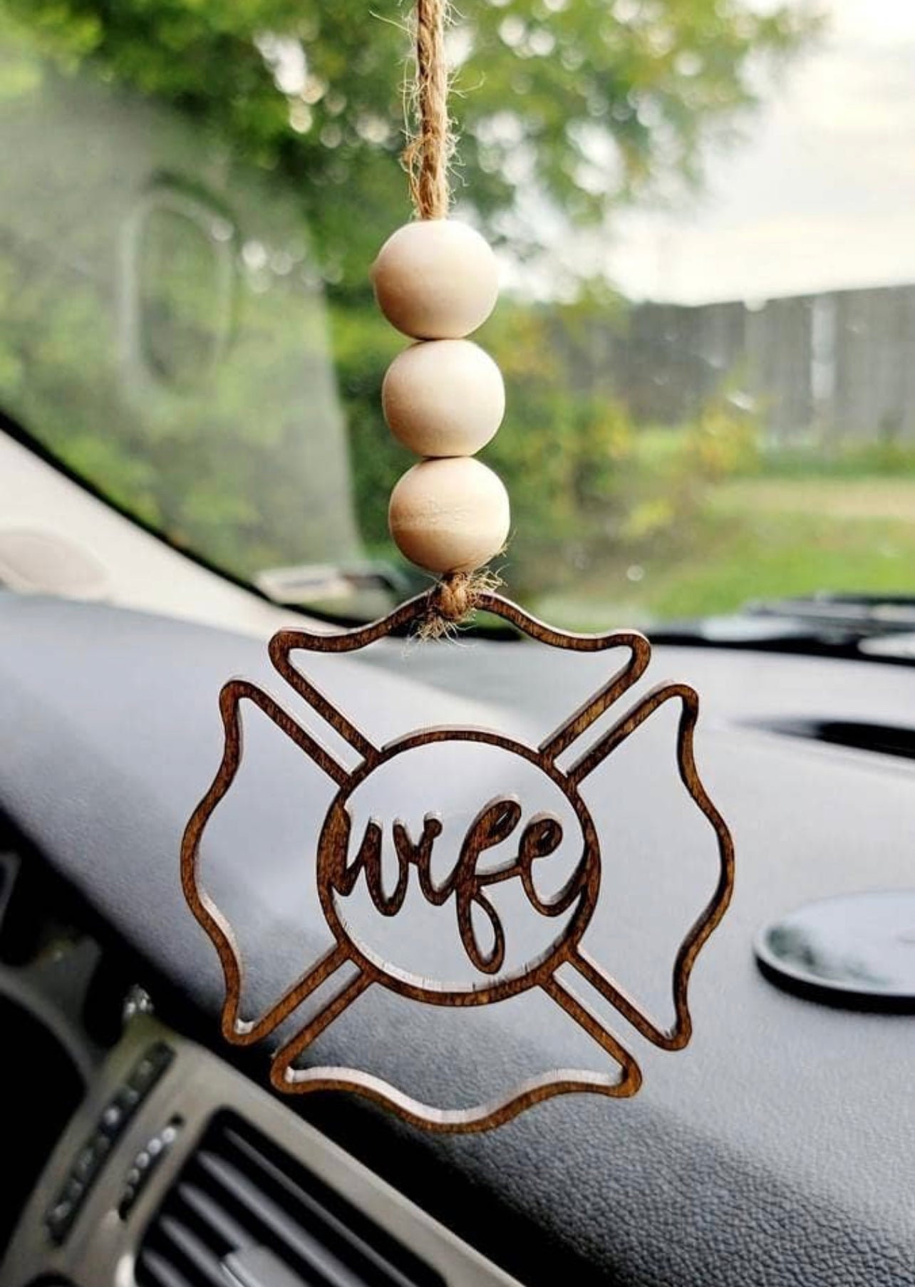 Fire Wife Car Charm