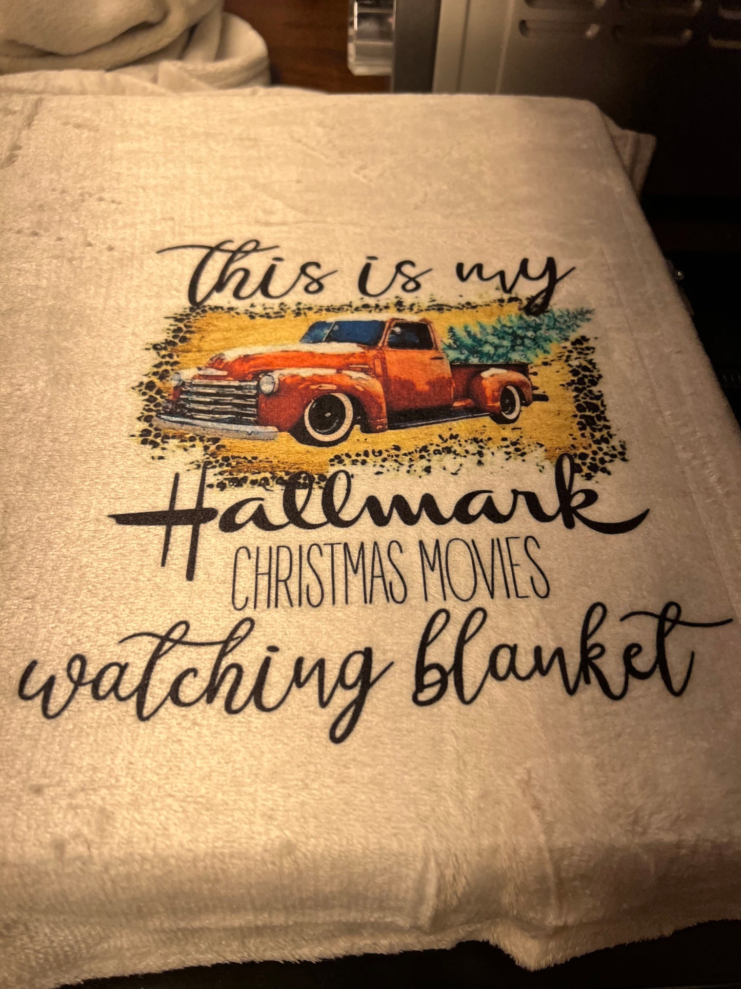 Hallmark Christmas Movies Blanket