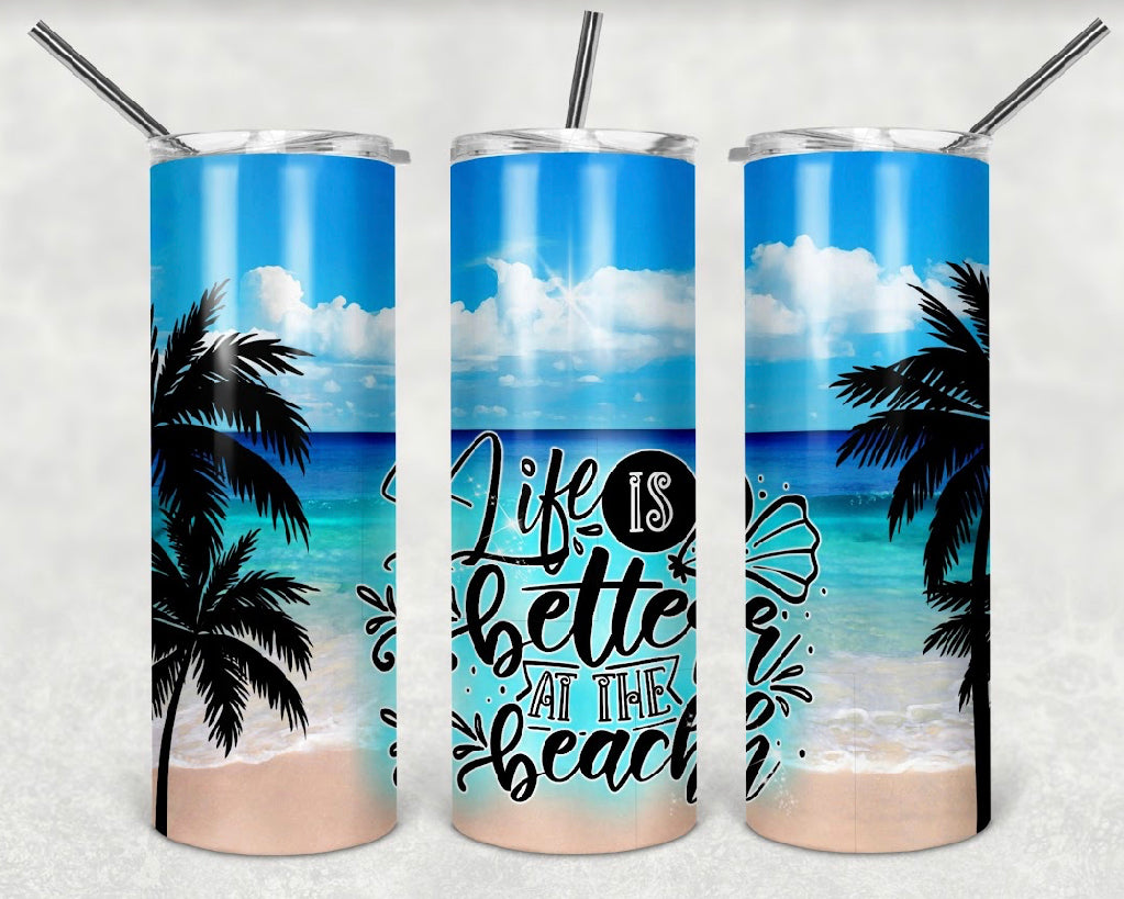 20oz Beach Tumblers CHOOSE YOUR OPTION