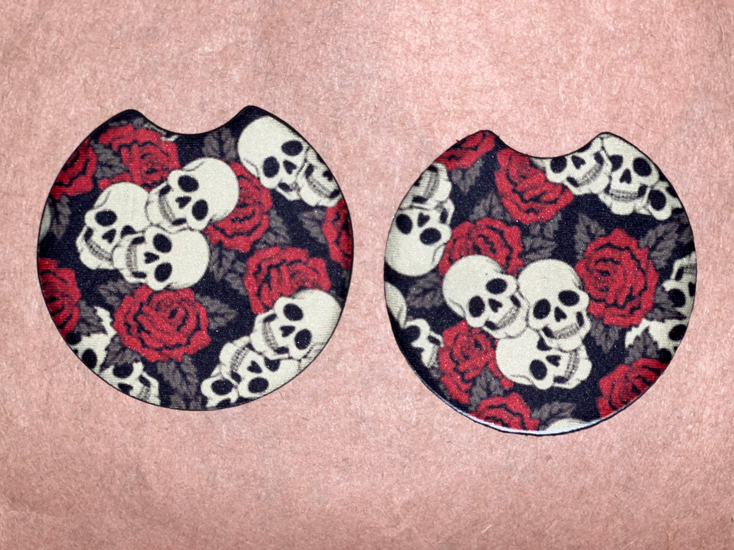 Skulls & Roses Coasters