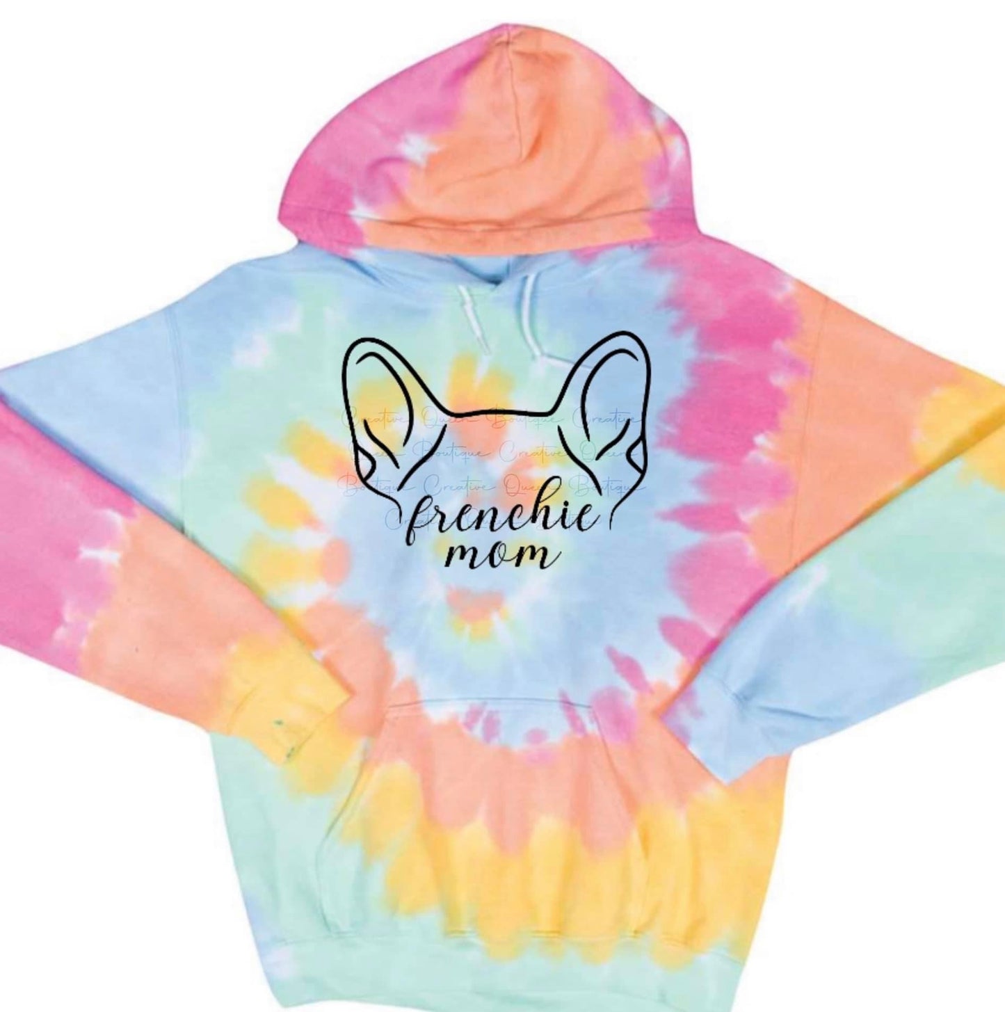 Frenchie Mom Tie Dye Hoodie