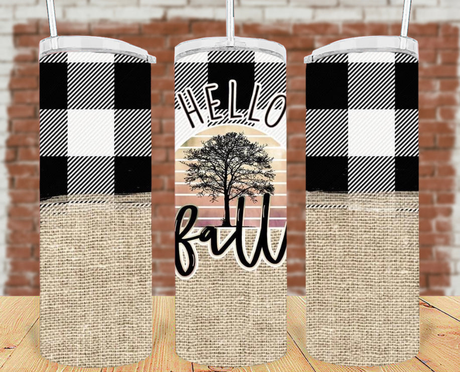 20oz Hello Fall Tumbler