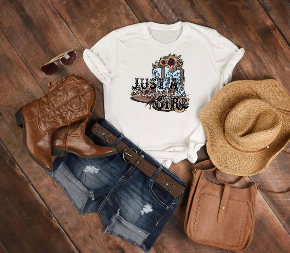 Just a Small Town Girl Tee