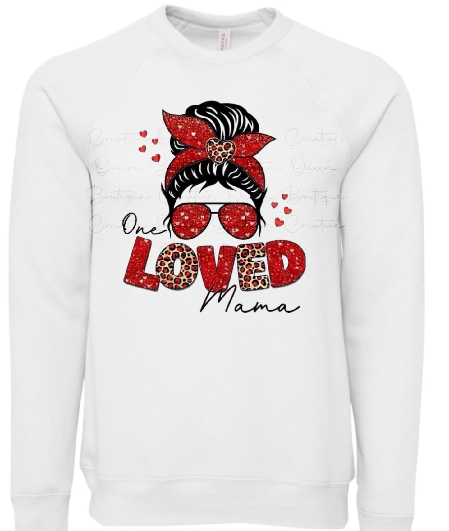 Loved Mama Sponge Fleece Crewneck