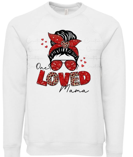 Loved Mama Sponge Fleece Crewneck