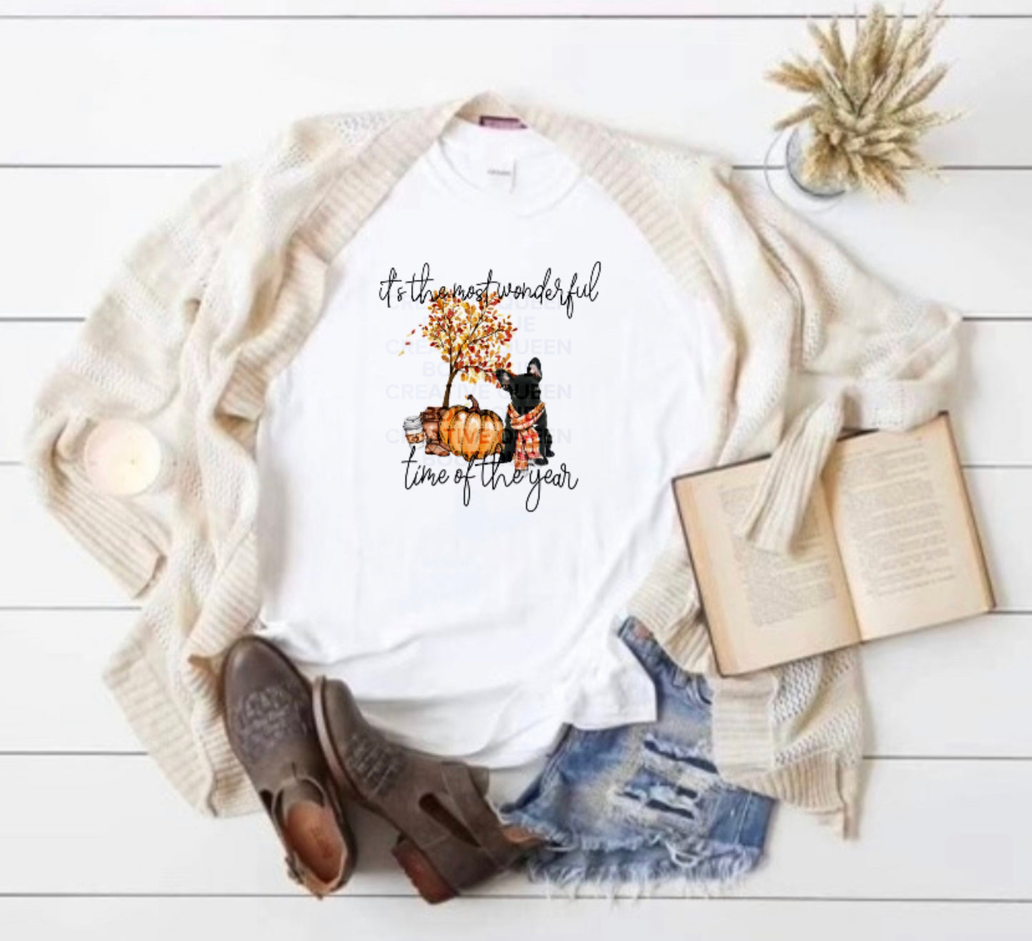 Fall Frenchie Tee CHOOSE FRENCHIE