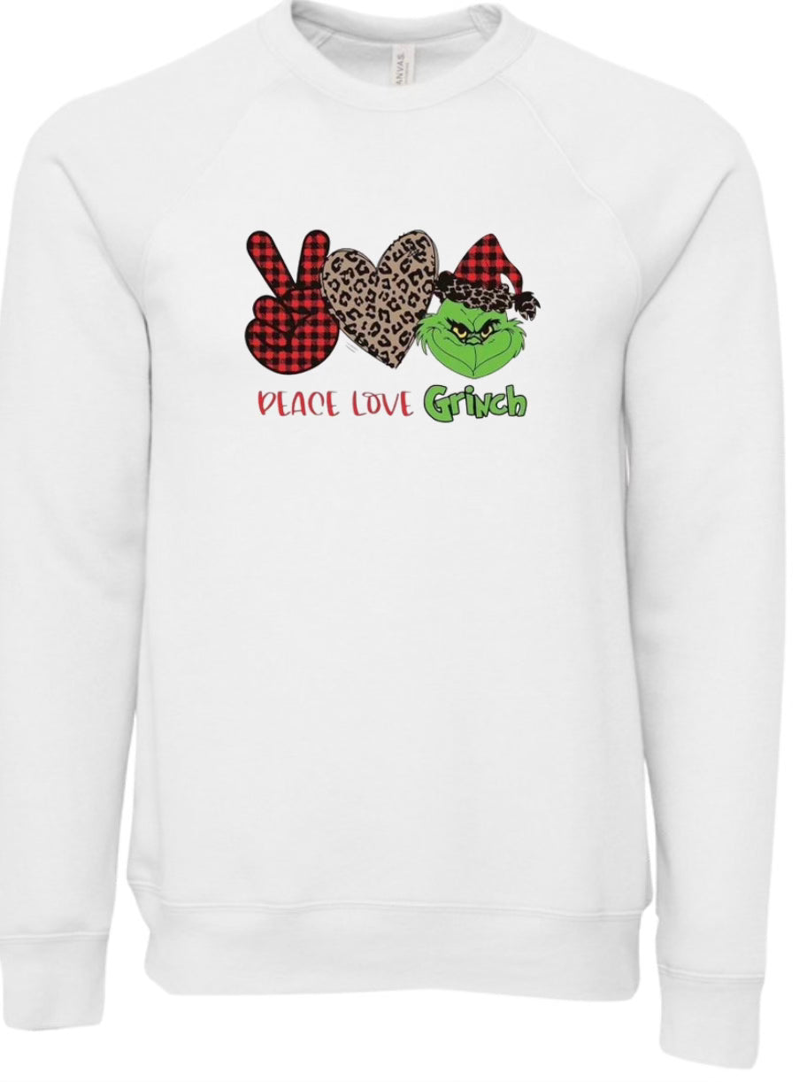 Grinch Sponge Fleece Crewneck