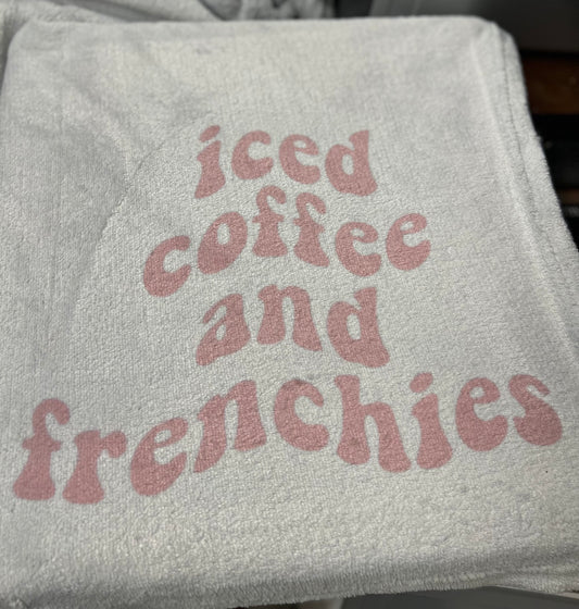 Iced Coffee and Frenchies Blanket