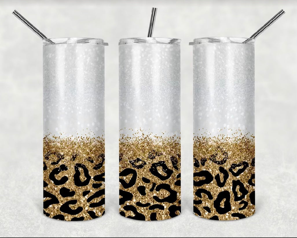 20oz Cheetah Tumbler CHOOSE YOUR OPTION