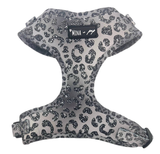 Silver Ombré Cheetah Adjustable Harness