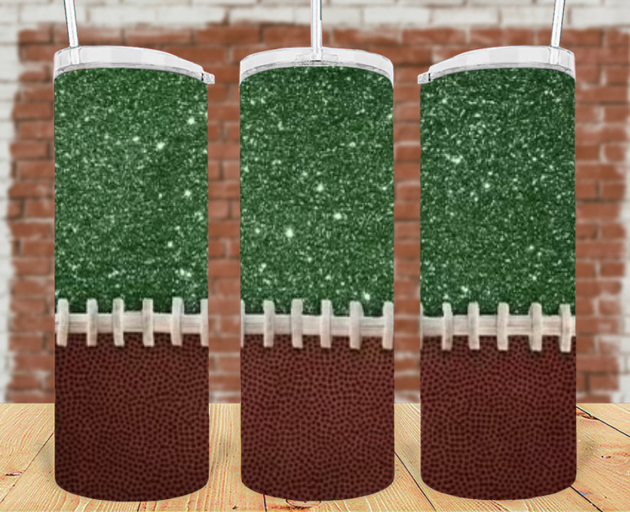 20oz Football Tumbler