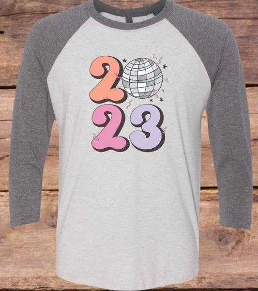 New Year 2023 Raglan Tee