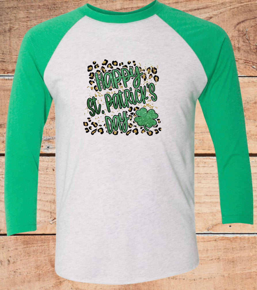 St Patrick’s Day Raglan Tee