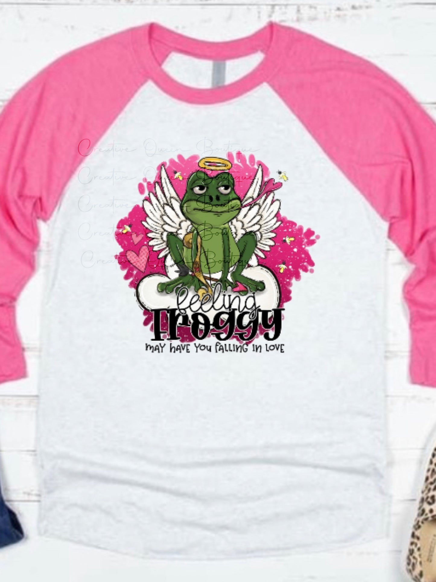 Froggy Love Raglan Tee